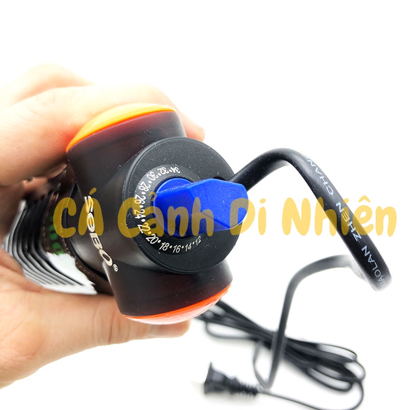 Cây sưởi ấm hồ bể cá SOBO HQ-300 HQ-500 300W 500W có lưới nhựa bảo vệ cho hồ cá 200 - 400 Lít