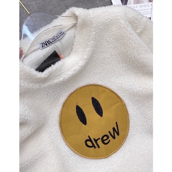 Set bộ nữ nỉ lông cừu hình mặt cười dreww siêu hot | BigBuy360 - bigbuy360.vn