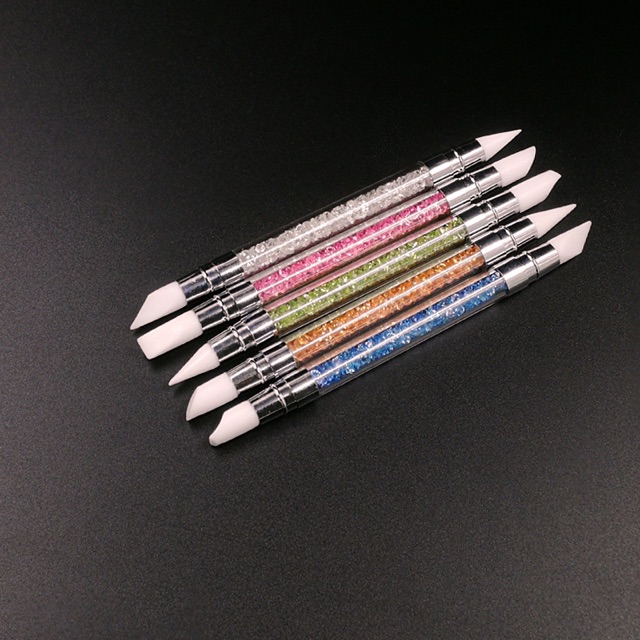 Bộ silicon 5 cây 2 đầu chuyên làm nail