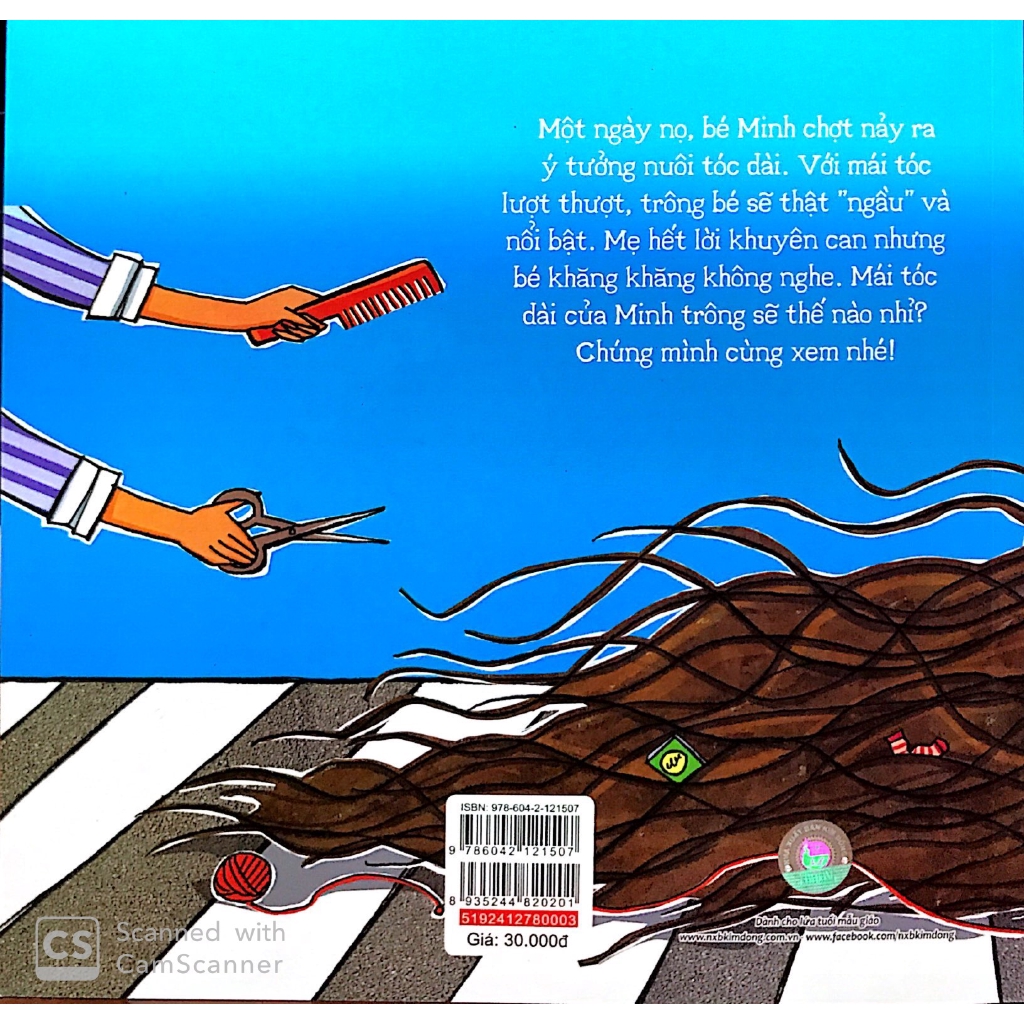 Sách - Bé Khoẻ Mỗi Ngày: Nếu Không Cắt Tóc Thì Sao?