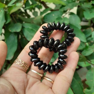 Cột tóc lò xo màu đen (Size 3cm)