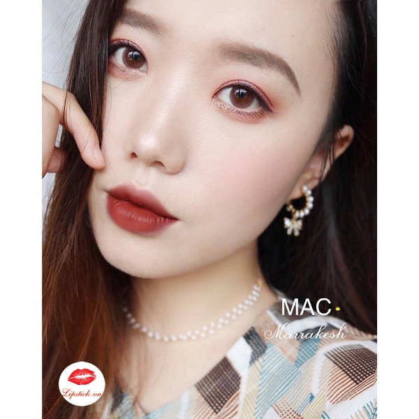 Son Mac 646 Marrakesh Màu Son Đỏ Nâu Trầm Ấm