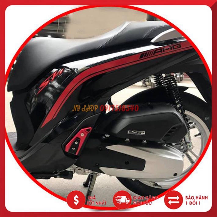 Gác Chân Biker CNC Gắn SH 2020 - 2021 Hàng Dầy Loại 1 Ảnh thật Sp