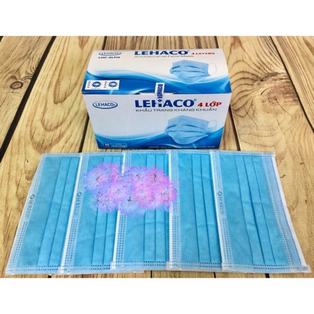 khẩu trang lehaco loai 4 lơp dày dặn  bich 10 cái bán giá theo bịch lấy màu ngẫu nhiên trong 4 màu LƯu ý 1 bịch 10 cái c | BigBuy360 - bigbuy360.vn