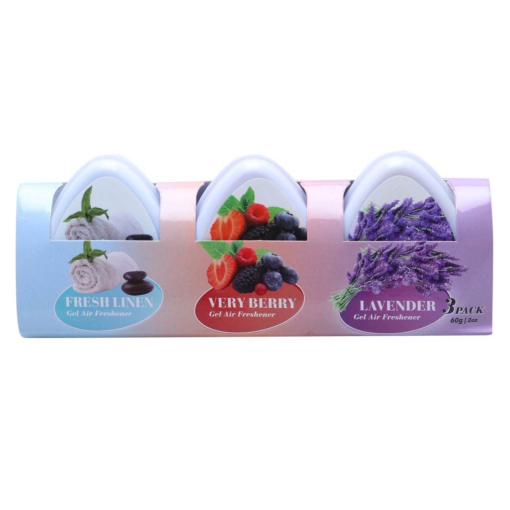 Gel làm thơm phòng mini 3 hộp 60g Uncle Bills BA1999