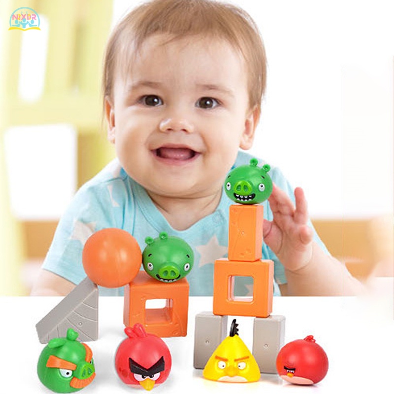 Đồ chơi trẻ em Lắp Ráp Angry Bird 3D Bằng ABS Mềm Giáo Dục Sớm Cho Bé
