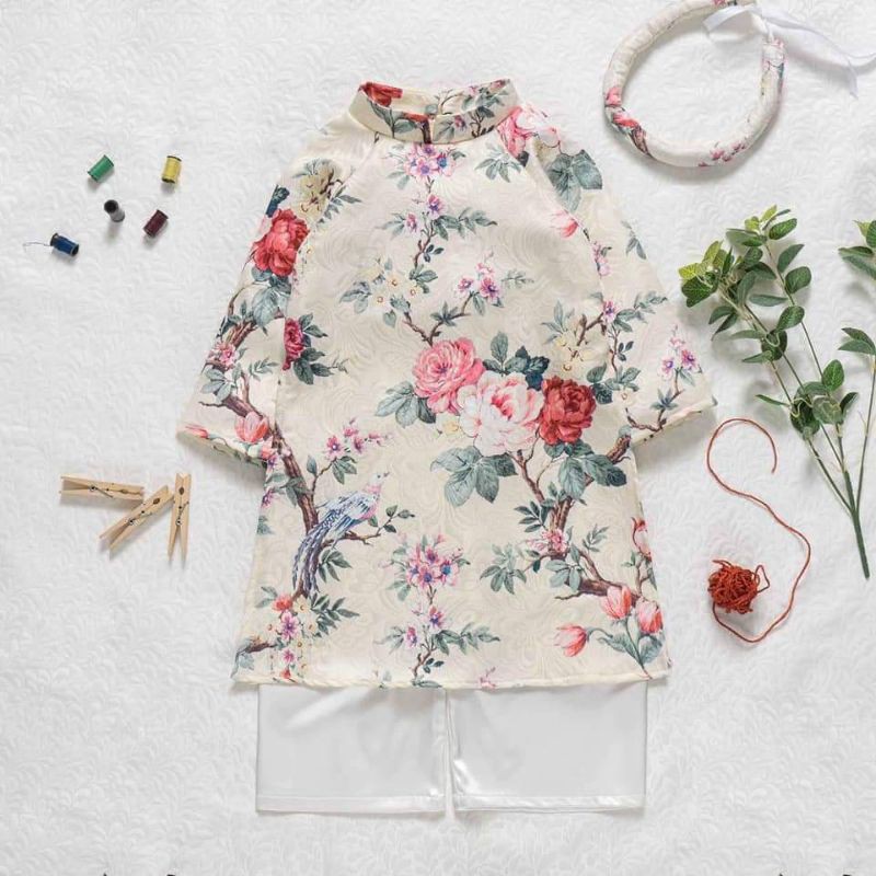 Vải gấm vân hoa