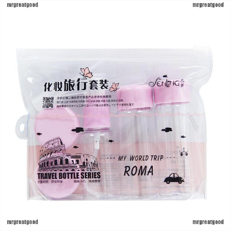 (hàng Mới Về) Set 7 Lọ Nhựa Rỗng Mini Trong Suốt Đựng Mỹ Phẩm Tiện Dụng Khi Đi Du Lịch | BigBuy360 - bigbuy360.vn