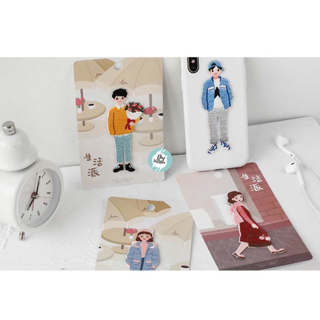 STICKER VẢI WARM DAY