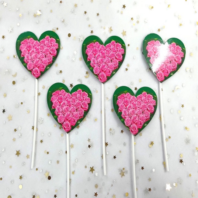 đồ trang trí bánh kem [FREESHIP❤️] set cắm tim đẹp