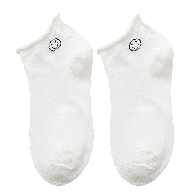 Vớ Tất Cổ Xoăn Mặt Cười 13 màu dành cho cả nam và nữ MRSOCKS - VN024