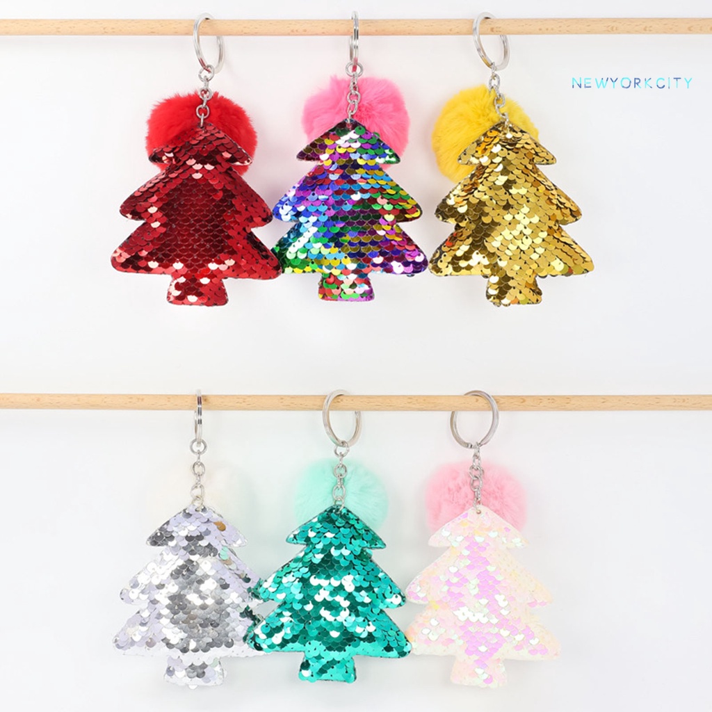 Móc Khóa Kim Sa Màu Sắc Tươi Sáng Phong Cách Giáng Sinh