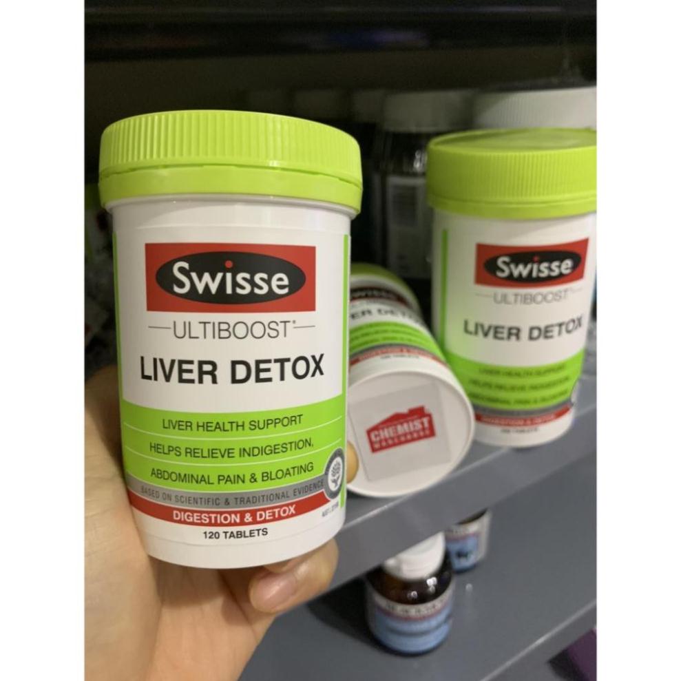 Thải độc gan Liver Detox Swisse Úc, 60v/ 120v/ 200v