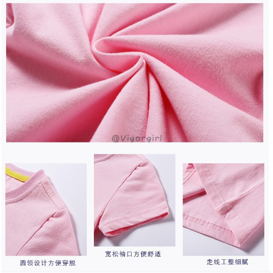 VG Đội nam Wang Wang in áo thun cotton hoạt hình