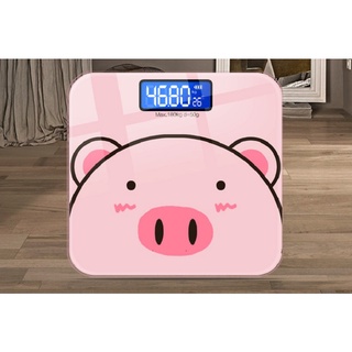 Cân điện tử sức khoẻ theo dõi sức khoẻ tại nhà, cân hình con heo cute, cân sức khoẻ, cân điện tử