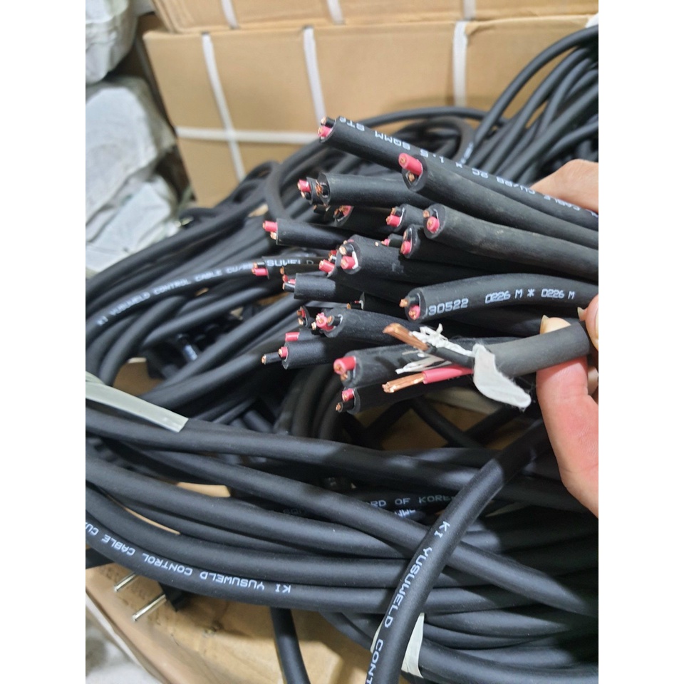 Dây nguồn HQ loại 1 bọc cao su 2*1.5 3 Mét cho máy đục, khoan bê tông