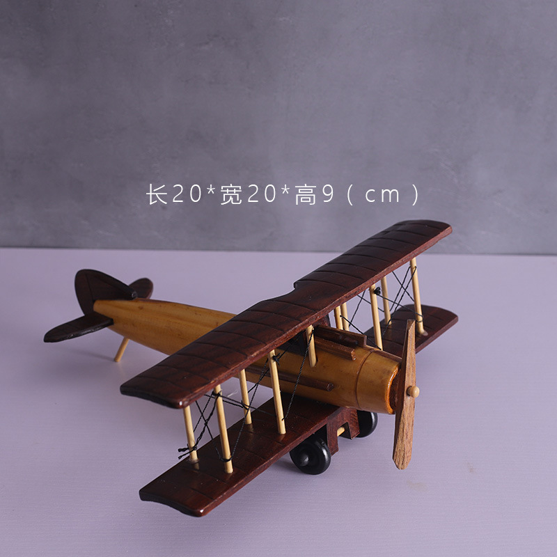🔥🔥Mô hình máy bay bằng gỗ phong cách vintage