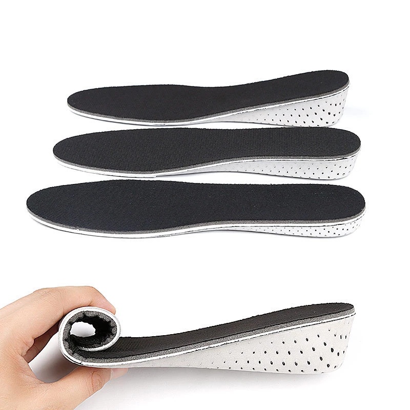 1 Cặp Đế Lót Giày Tăng Chiều Cao Bằng Cao Su Non Thoáng Khí Unisex