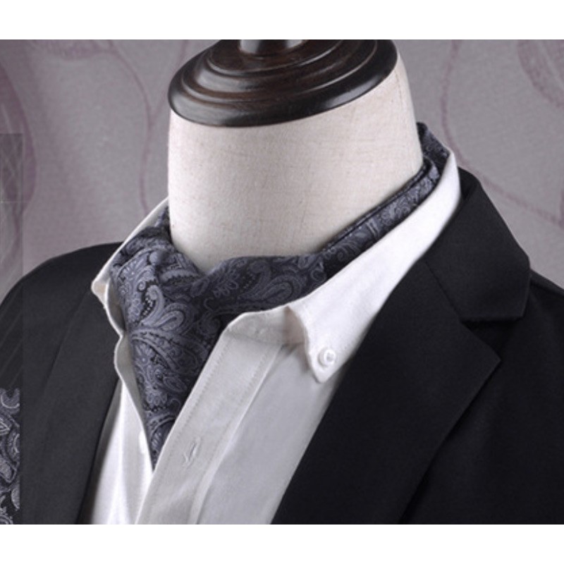 Khăn ascot nam cao cấp, khăn quàng cổ nam