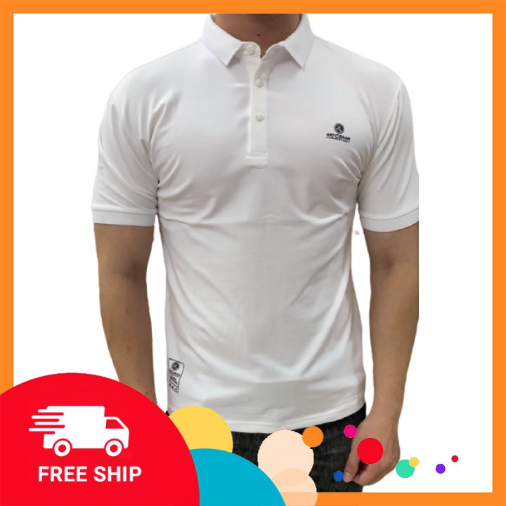 Áo thun nam,Áo polo nam có cổ F̳R̳E̳E̳ ̳S̳H̳I̳P̳, Chất liệu vải cotton cao cấp co giản 4 chiều, vải trơn mềm mịn | BigBuy360 - bigbuy360.vn