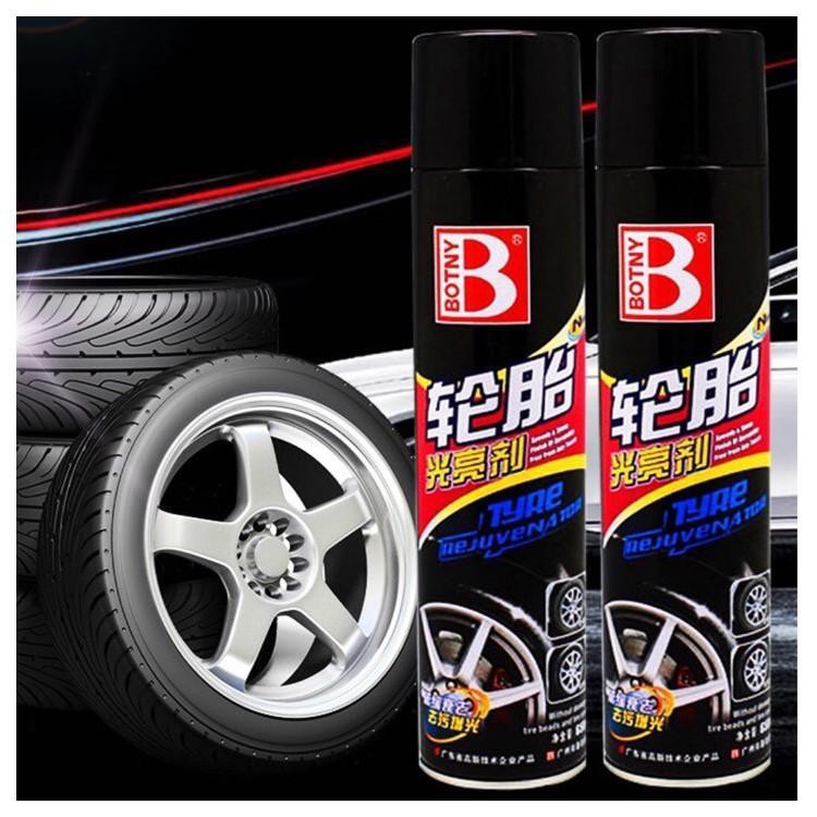 Chai xịt bọt cầm tay bảo dưỡng lốp xe Botny B-1107 dung tích 650ml cao cấp