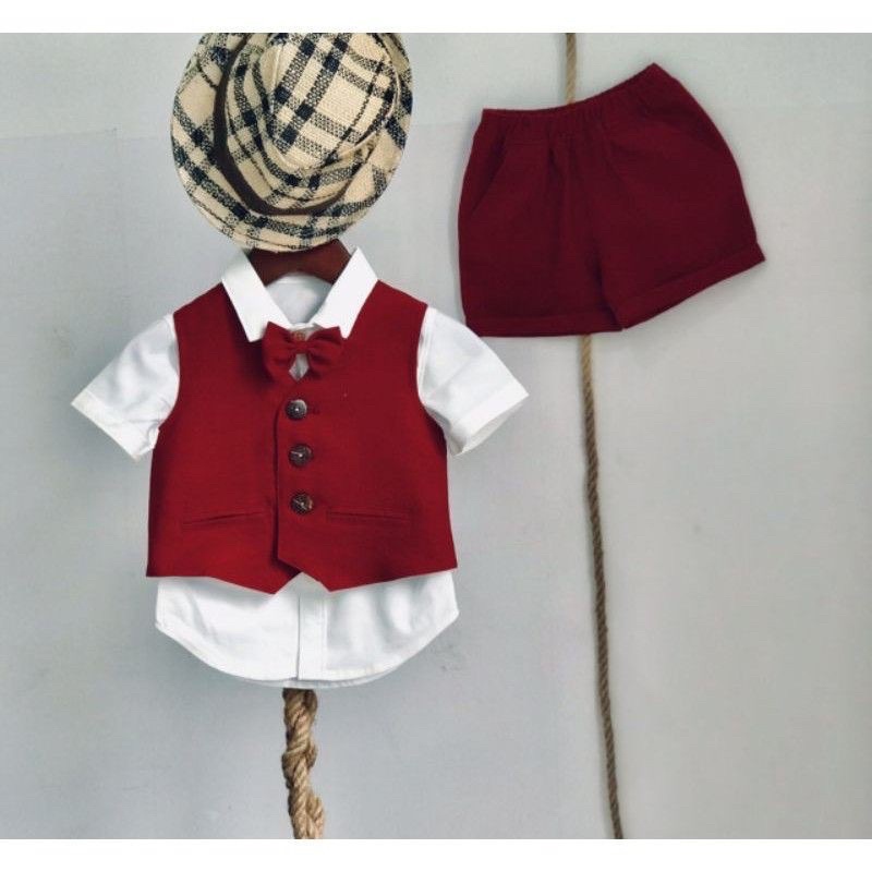 Set vest  gile bé trai mùa hè THIẾT KẾ