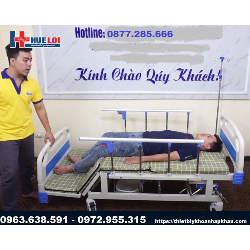 Giường bệnh đa năng nhập dành cho người già, người bại liệt