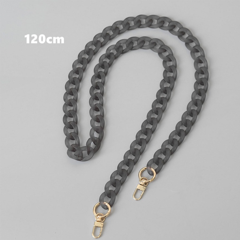 Dây Xích Thay Thế Cho Túi Xách Bằng Nhựa Resin Màu Đục Thời Trang Diy