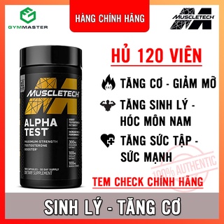 Viên Tăng Cường Sinh Lý Nam Giới Giúp Tăng Sức Mạnh Tập Luyện , Tăng Cơ, Giảm Mỡ ALPHA TEST 120 Viên