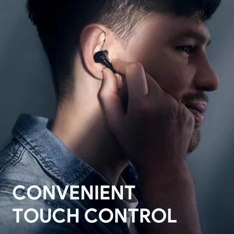 Tai nghe bluetooth 5.0 AUKEY EP-N6 TWS nhét tai Không Dây Giảm Tiếng Ồn Có Micro Và Vỏ Bọc Tai Nghe 25H IPX 15m