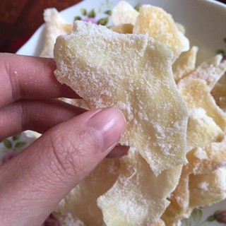 Mứt gừng Huế không tẩy miếng to cay nồng chuẩn vị gói 500g - Đặc sản Huế