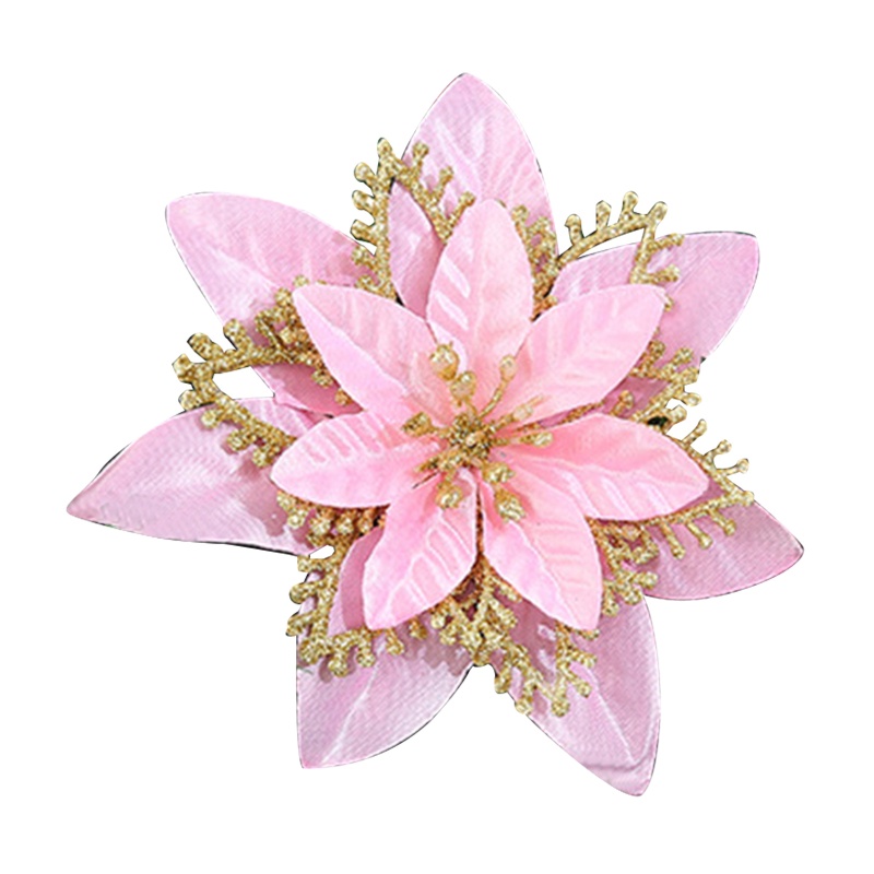 Hoa Nạm Châu 13cm Trang Trí Cây Thông Giáng Sinh