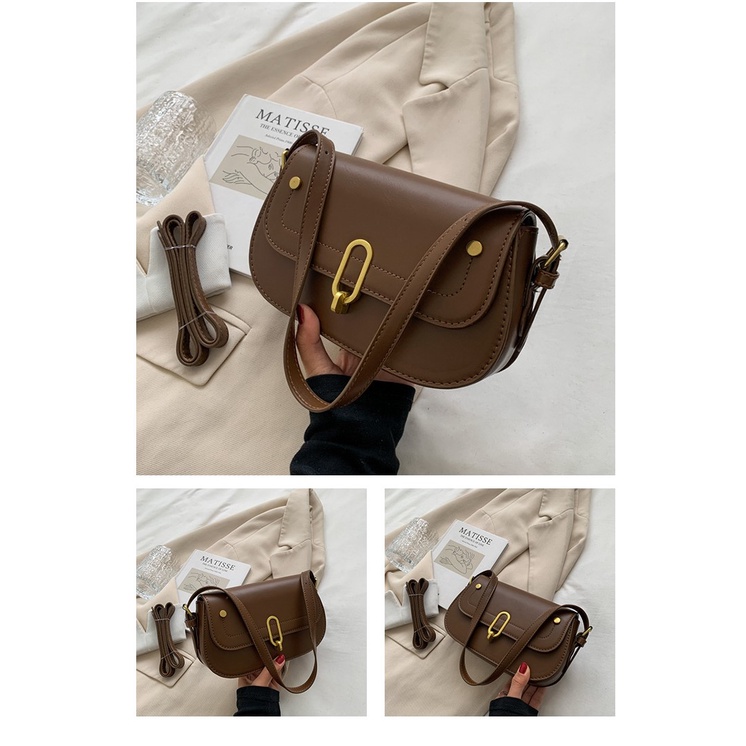 Túi Đeo Chéo Đeo Vai Nữ Phong Cách Retro Kiểu Dáng Sang Trọng Thanh Lịch WESTIE - A123.TXN