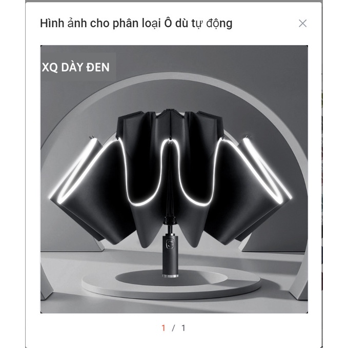 Ô Dù Gấp Ngược Tự Động Phủ Vinyl Chống Tia Cực Tím UV, Ô Đèn Pin Siêu Sáng Làm Quà Tặng Che Nắng Mưa - Yobomall