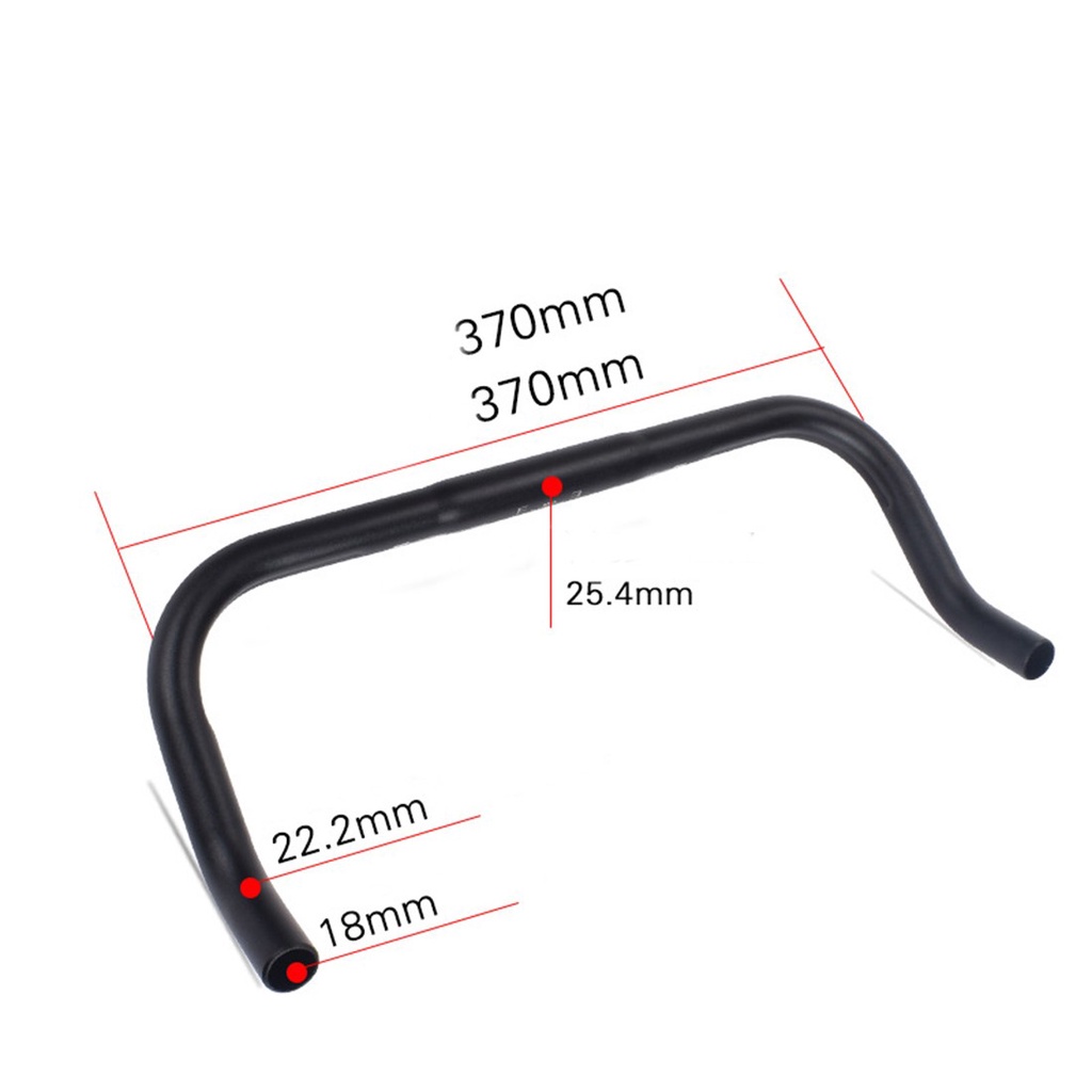 Ghi Đông Xe Đạp Bằng Hợp Kim Nhôm 25.4*370mm Chuyên Dụng Cao Cấp
