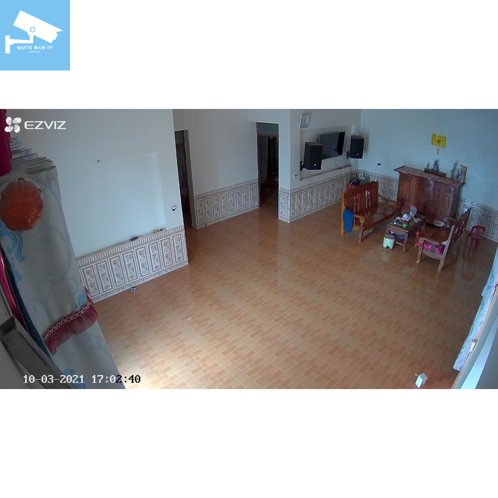 Camera WiFi Ezviz C1C B 1080P chuẩn nén H.265 Góc siêu rộng - Chính Hãng