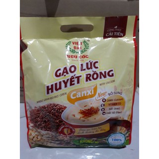 Gạo lức huyết rồng canxi  việt đài 600g