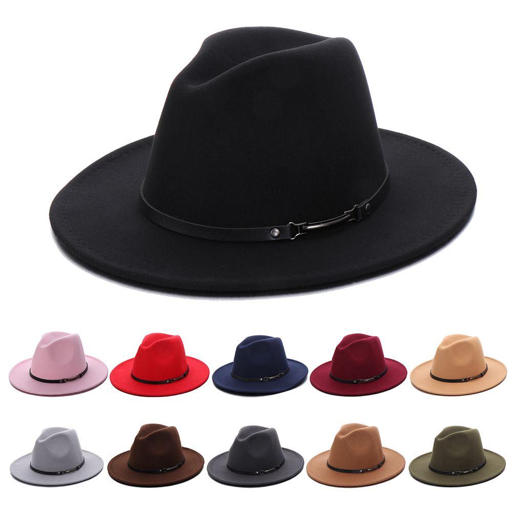 Xiantin Mũ Fedora Rộng Vành Thời Trang Thu Đông Dành Cho Nam Và Nữ