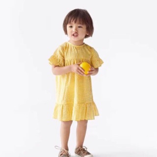 Váy Zara thô kẻ caro