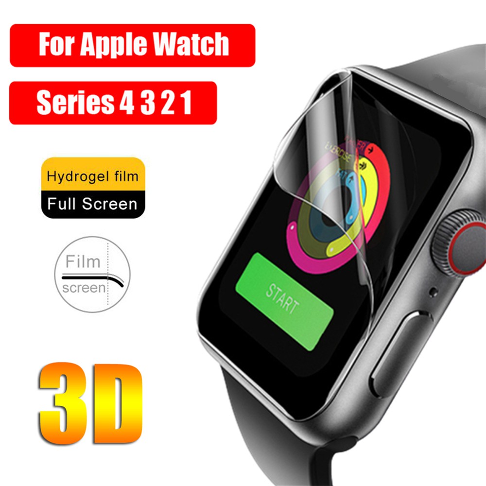 Hydrogel film for Apple Watch SE 6 5 4 3 2 1 cap 42mm 38mm Screen Clear Full Protector for iWatch 40mm 44mm