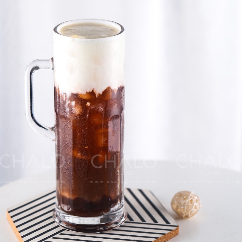 [Made in Thailand] Ly bia thủy tinh có quai Ocean Berliner Beer Mug 365ml - P00940