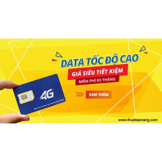Sim 4G MoBi có sẵn 3 tháng sử dụng - Sim data