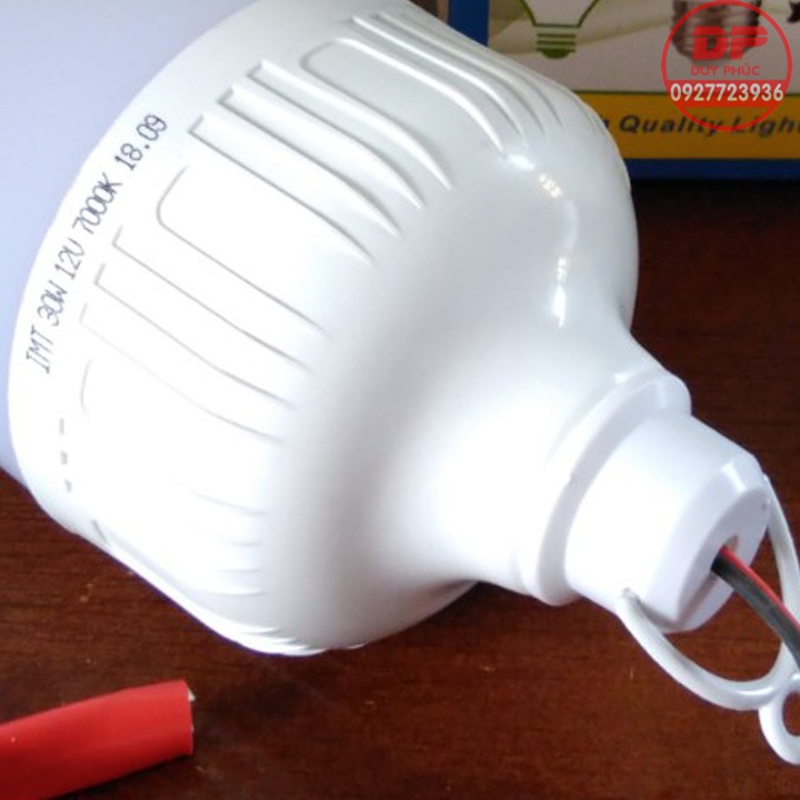 BÓNG ĐÈN LED 12V KẸP BÌNH ẮC QUY 20W - 30W – 40W LOẠI TỐT