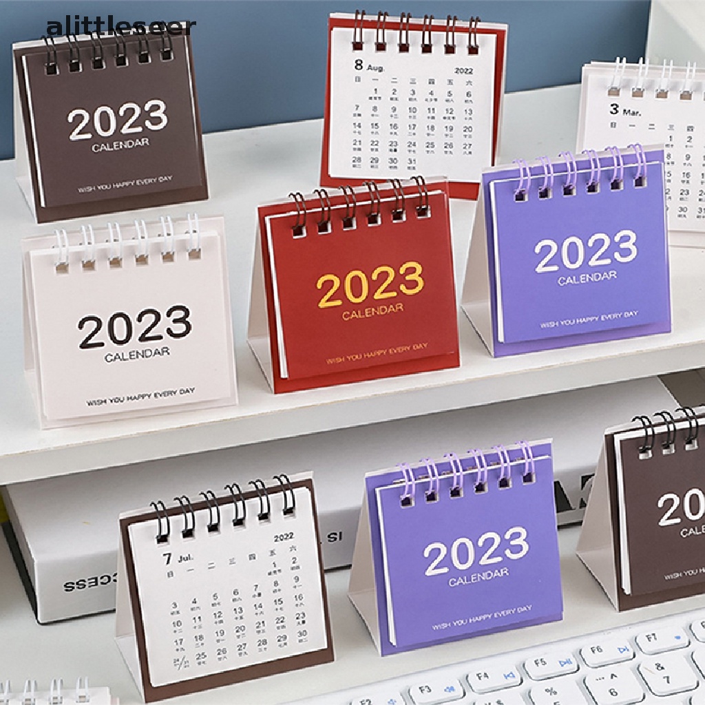Lịch Để Bàn Mini ER 2023 Họa Tiết Hoạt Hình Dễ Thương Dùng Trang Trí