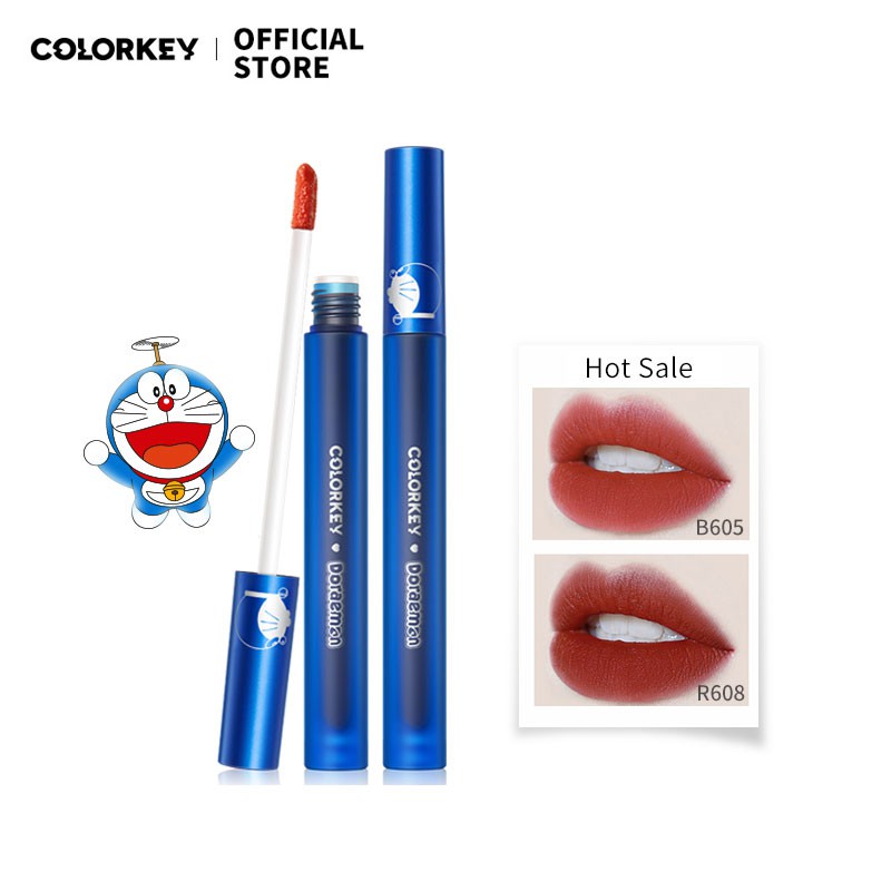Son Kem Colorkey Doraemon Dạng Nước Chống Thấm Nước Trang Điểm Lâu Trôi | BigBuy360 - bigbuy360.vn