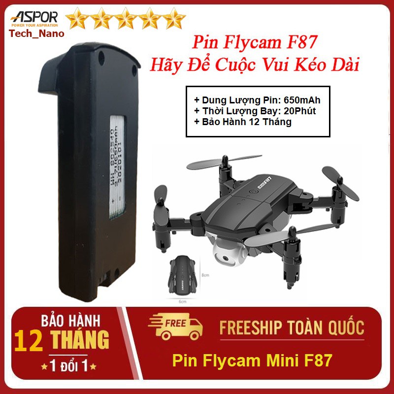 ⚡️Tặng 2 Pin⚡️Flycam F87 Drone 4K FHD WiFi FPV, Máy Bay Flycam Mini Giá Rẻ Điều Khiển Từ Xa 2 Camera Chụp Ảnh Trên Không