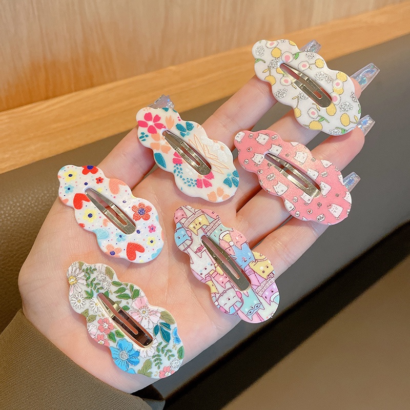 Kẹp Tóc Bb Họa Tiết Hoạt Hình Dễ Thương Cho Bé