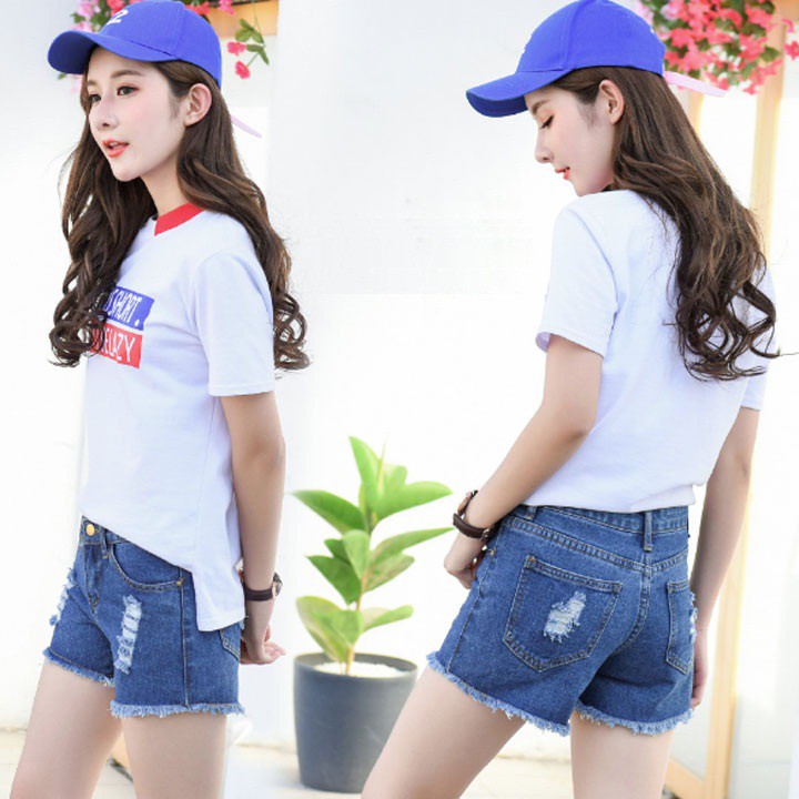 Quần short jean nữ xinh xắn - QS-011i