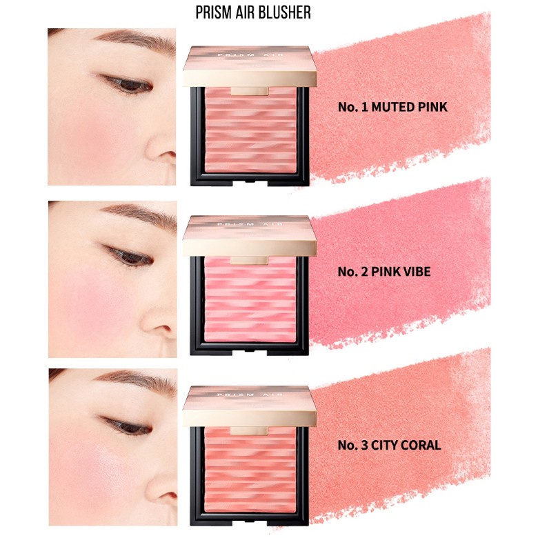 ( HSD-01/12/22)Má Hồng Trang Điểm Clio Prism Air Blusher 7g