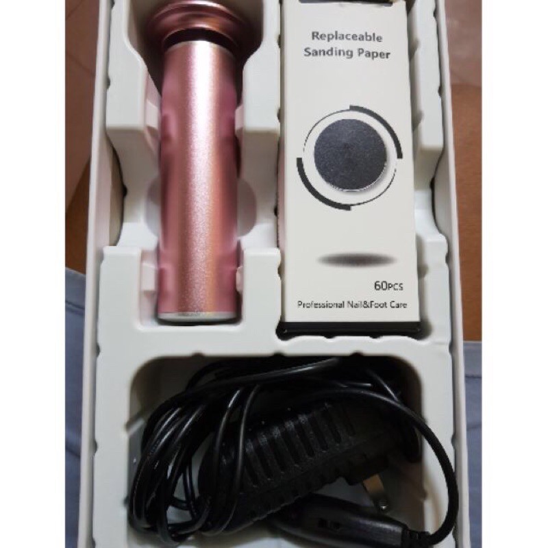 Máy chà gót chân chuyên dụng dùng làm nail spa thẫm mỹ viện hồng